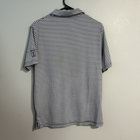 Size small grey and black striped PGA golf shirt. - Picture 3 of 3